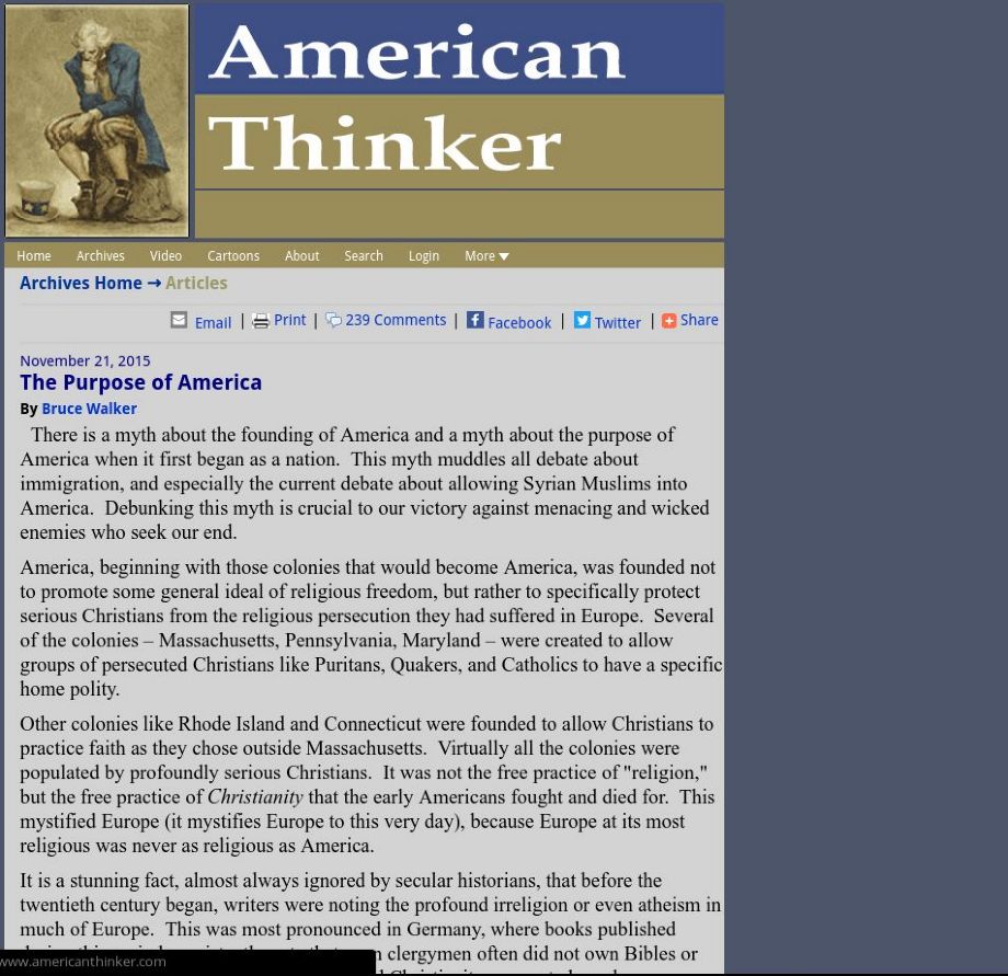 American Thinker - easy read