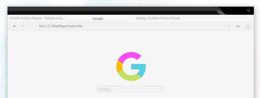 ECNMY Firefox Theme