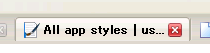 8 Fuzzy Tabs v2 (Not selected tabs)