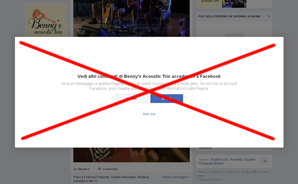 Subscribe to Facebook - Popup remover