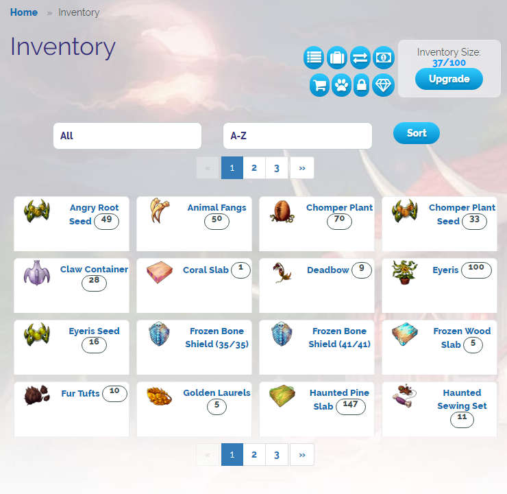 Condensed Inventory