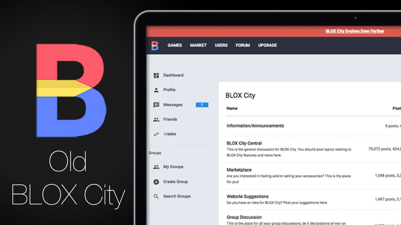 Old Look of BLOX City