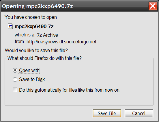 Download dialog box - FF 1.5 style