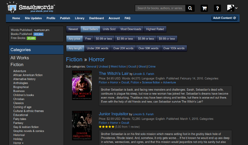 Dark Smashwords