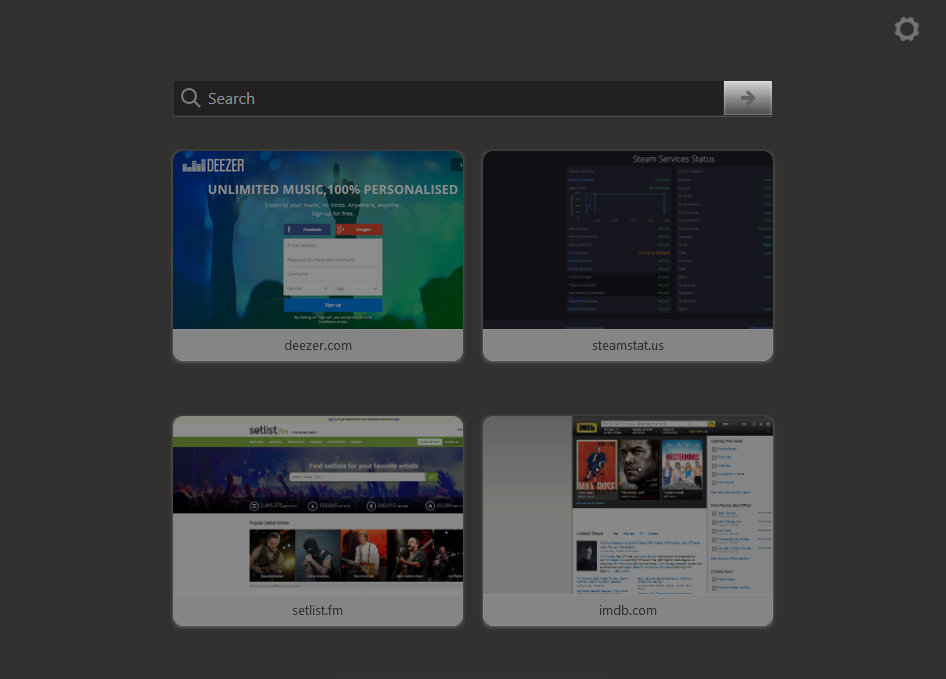 The Darker - Firefox new tab and about:blank