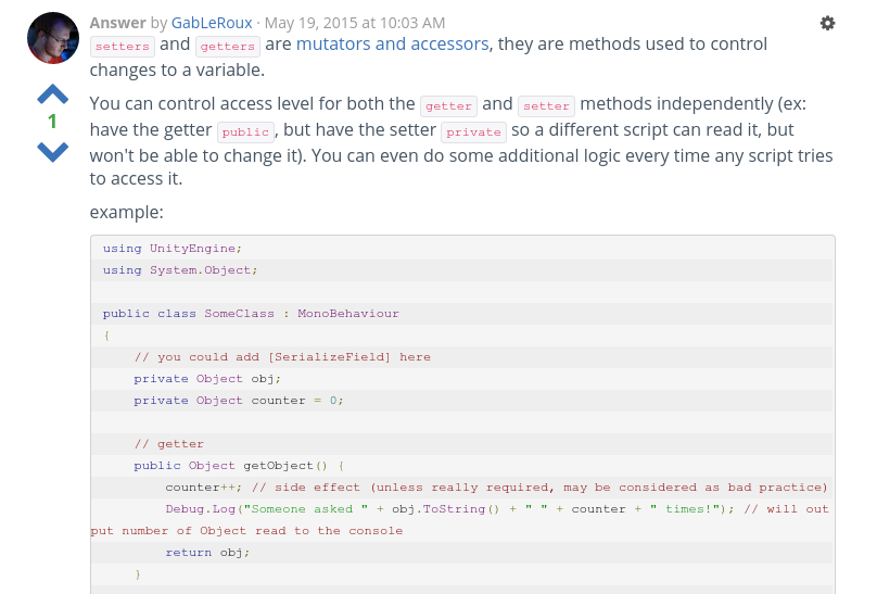 answers.unity3d.com fix markdown code whitespace