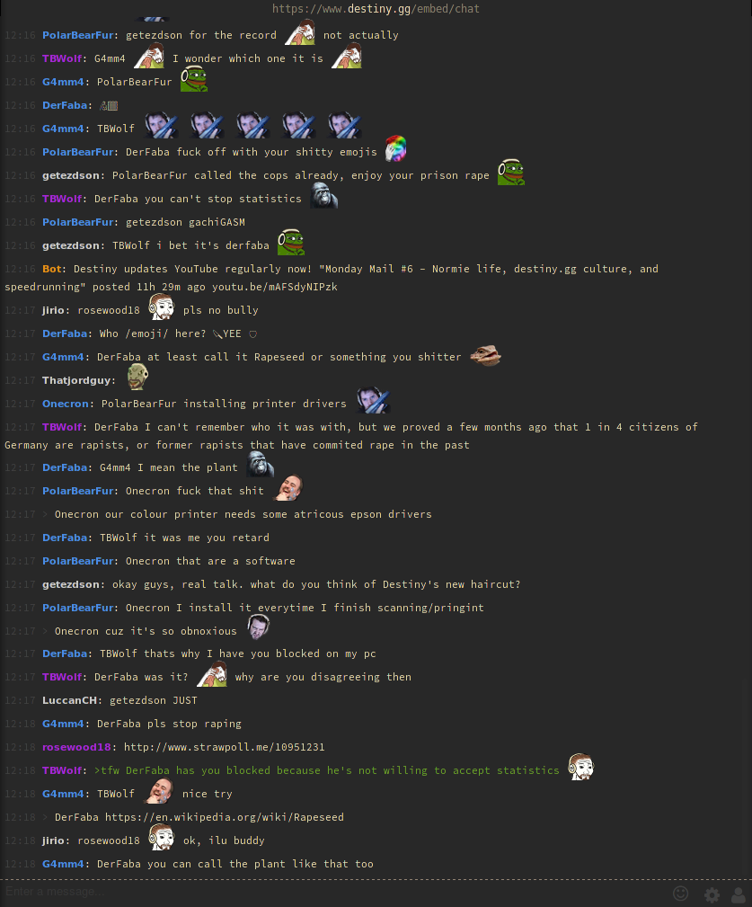 destiny.gg gruvbox