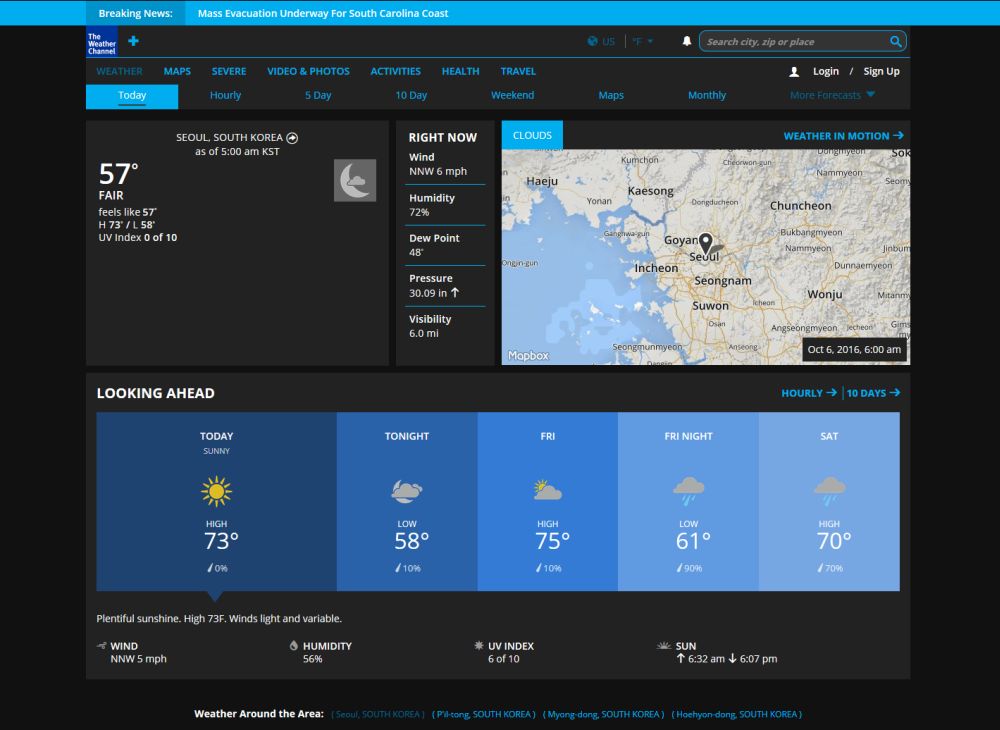 Weather.com: Dark (Nova)