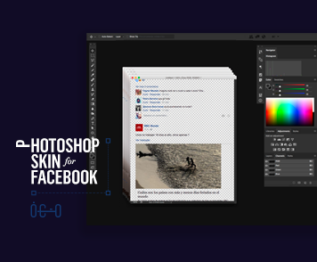 Photoshop skin for Facebook (really, really beta)
