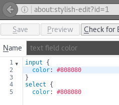 Linux Firefox Text Field Correction