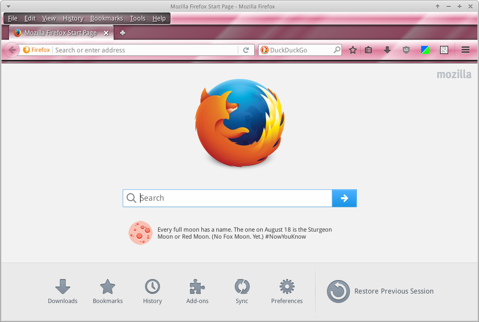 Firefox theme: Denebola [Fx 29+/Linux]