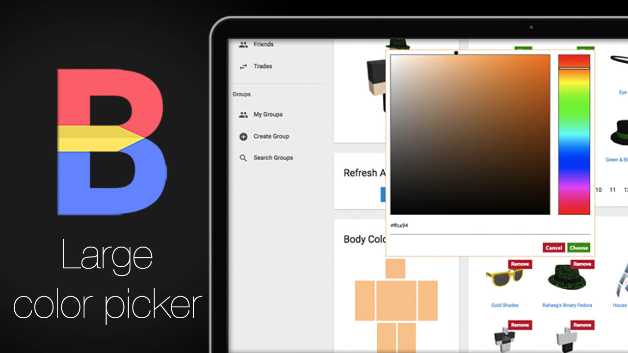 Body Color Picker LARGE edition