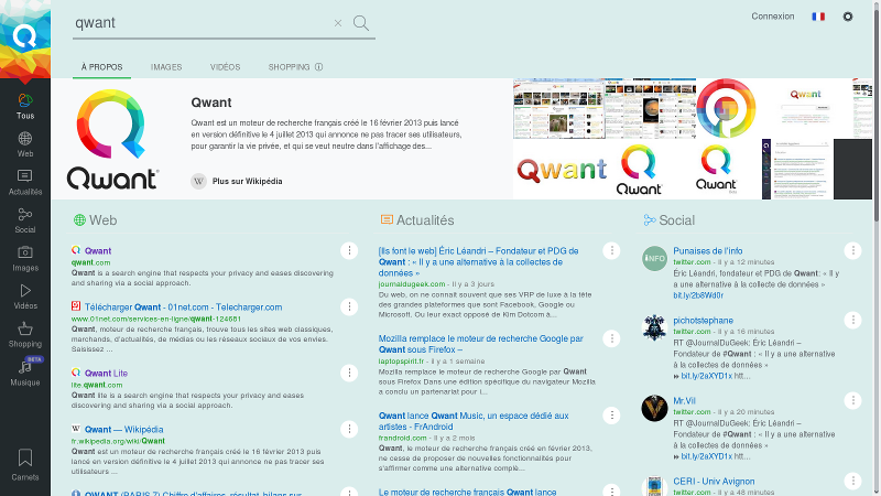 Qwant Custom Background Color