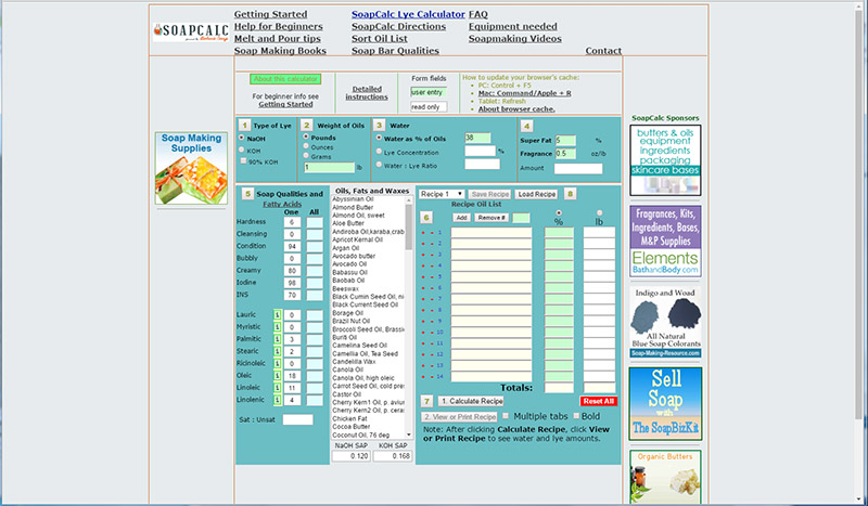 SoapCalc Background Change