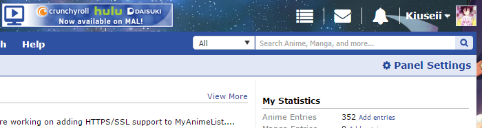 MAL Personalized color Menu