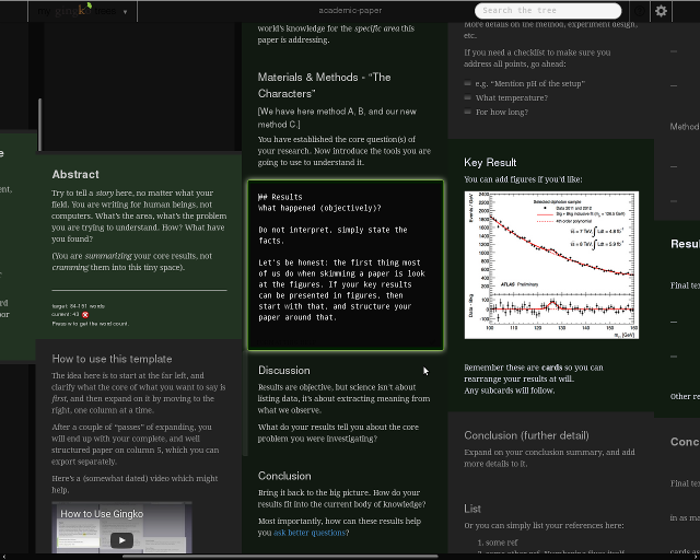Gingko App Dark Theme