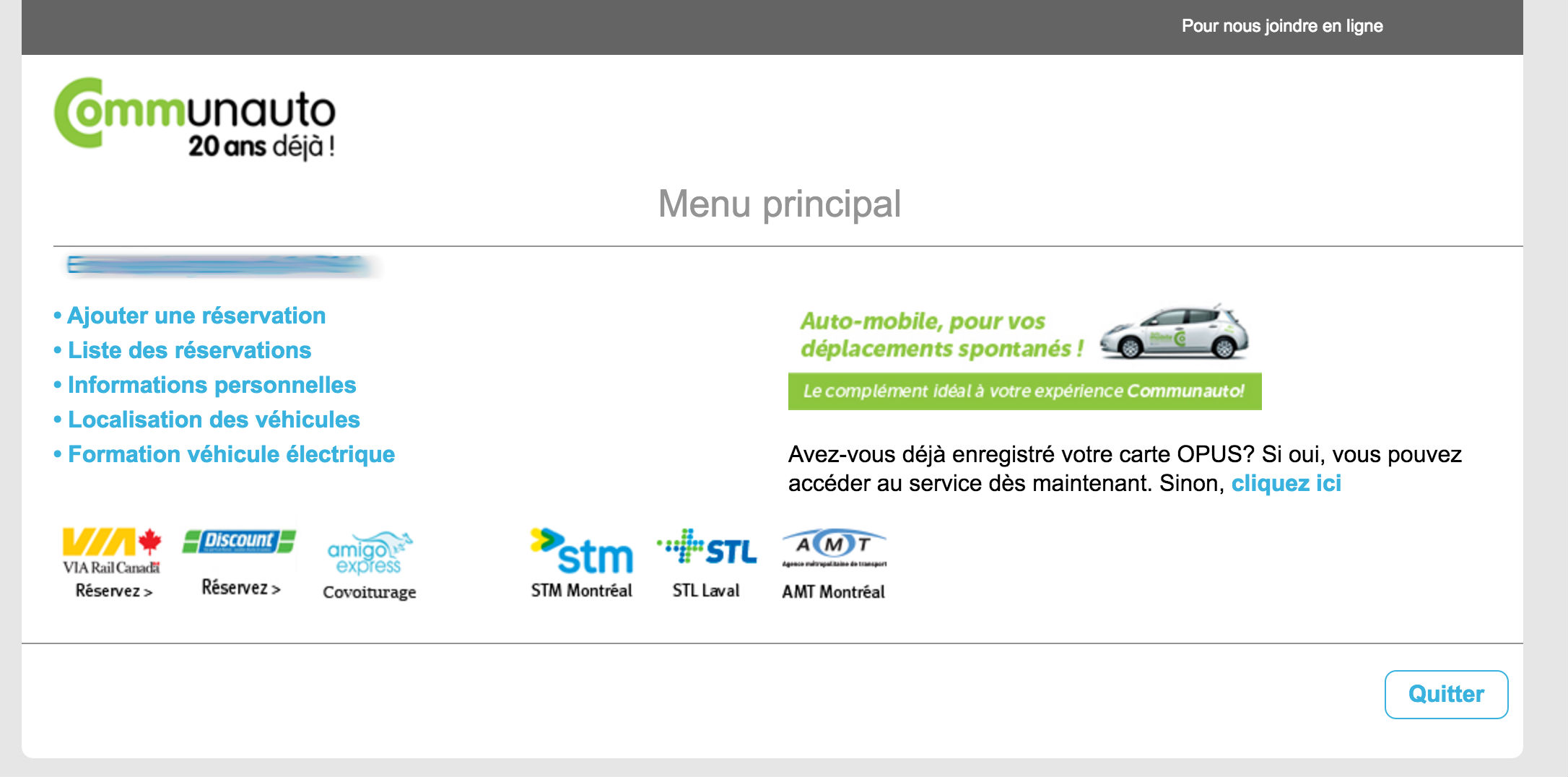 Communauto - Allégé