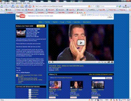 youtube - clean profiles & channels (blue, yellow)