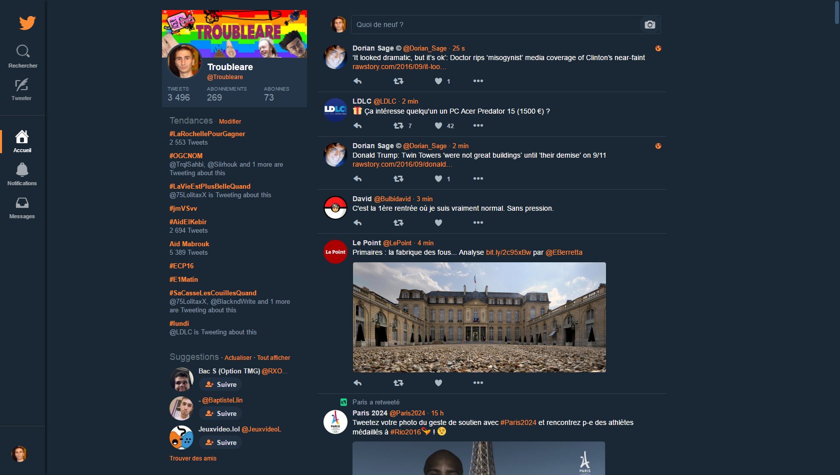 Twitter | Night Mode