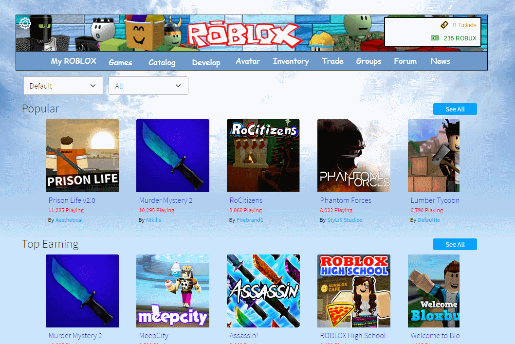 ROBLOX - 2009 Theme - High Quality 2009 Banner
