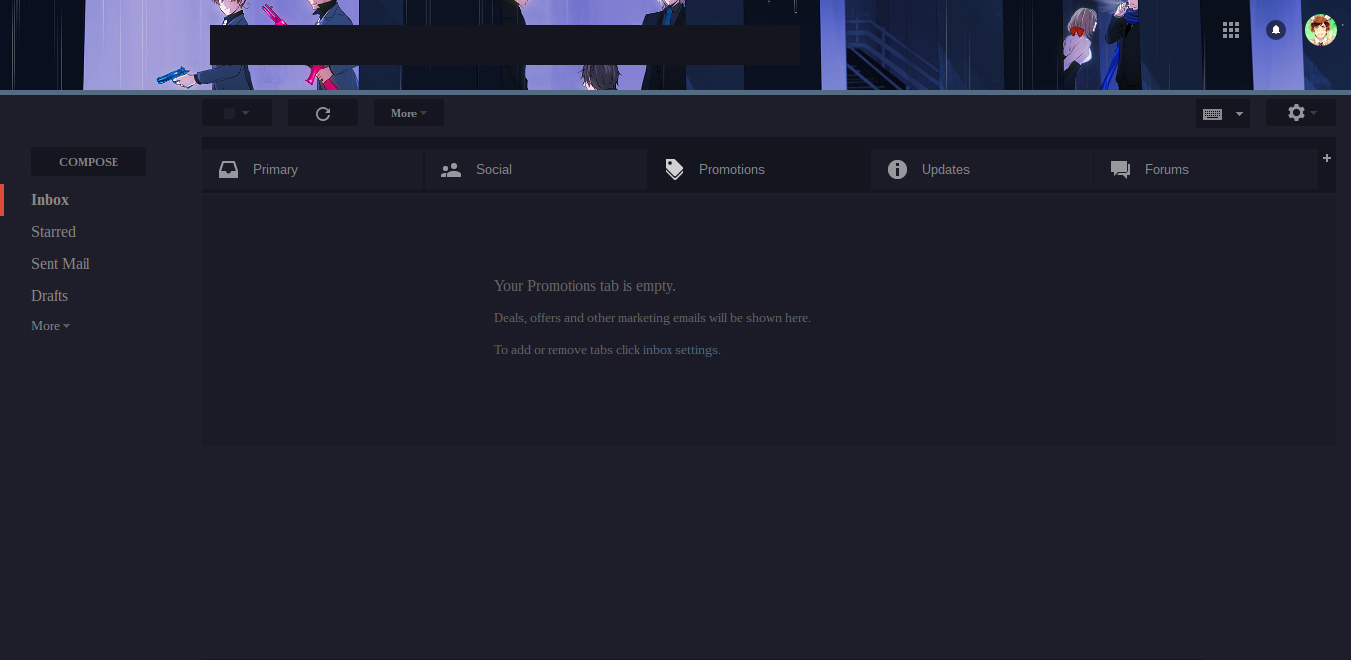 Gmail Material Design Theme - Personal Edit