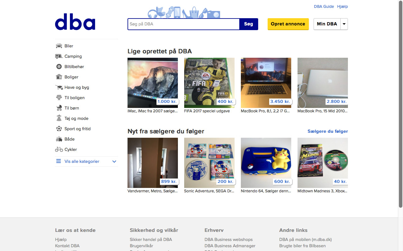 DBA clutter free