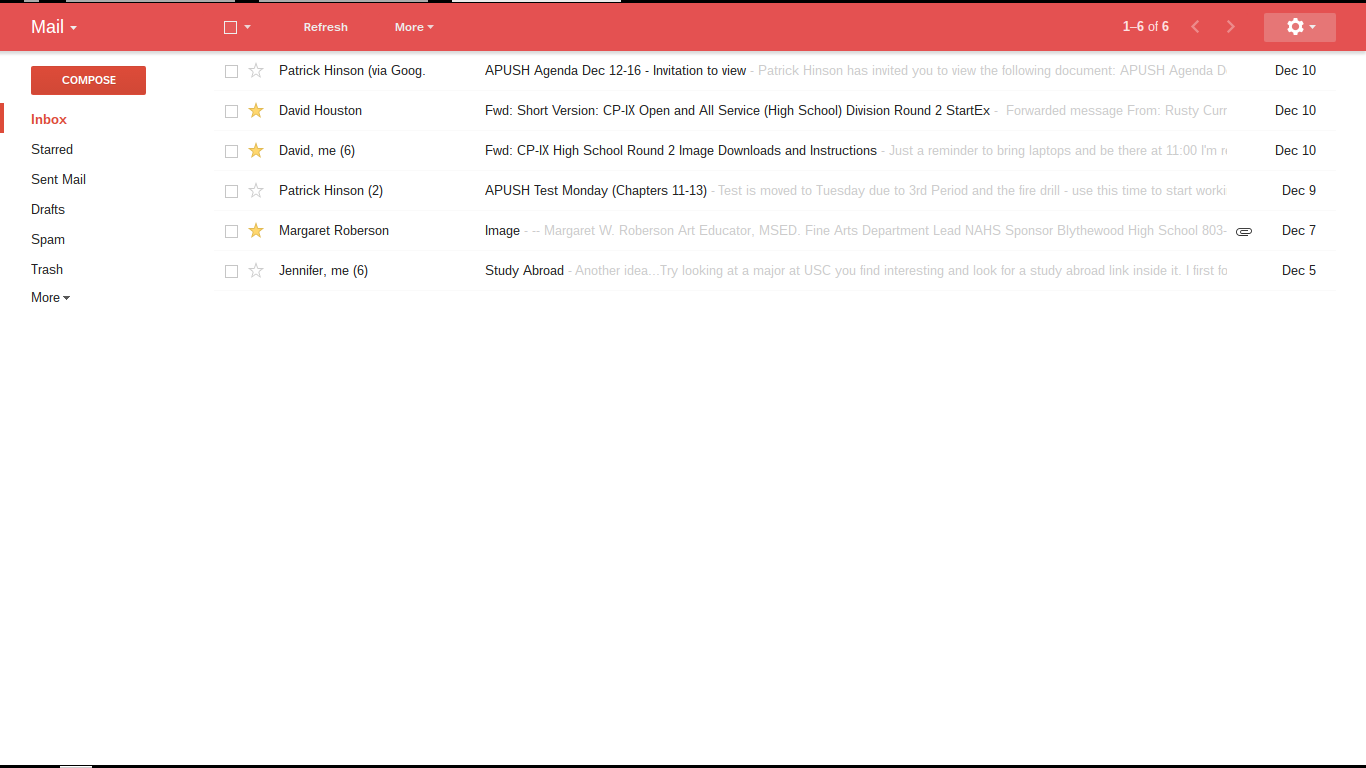 Cleaner UI for Gmail