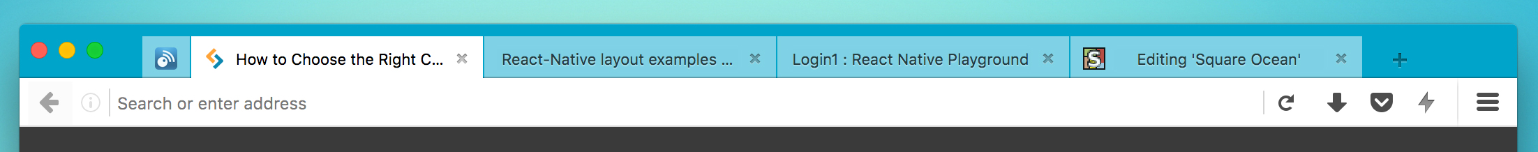 Square Ocean Firefox