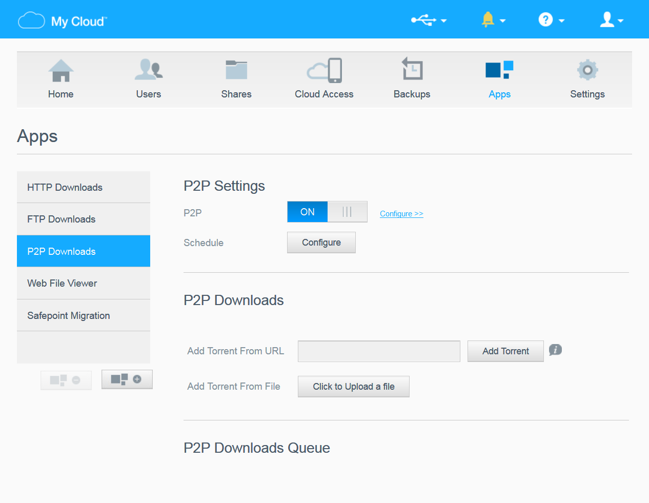 WD MyCloud - enable hidden function