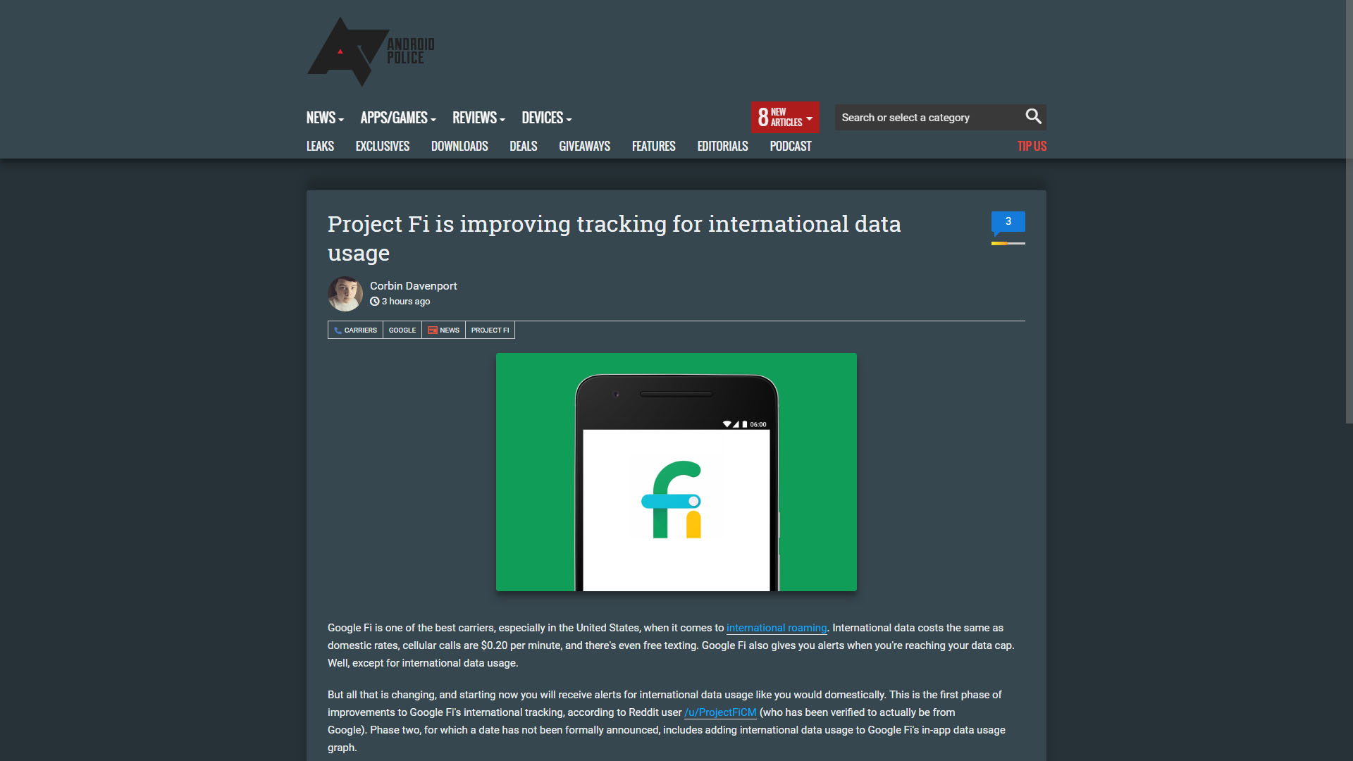 Android Police Material Dark