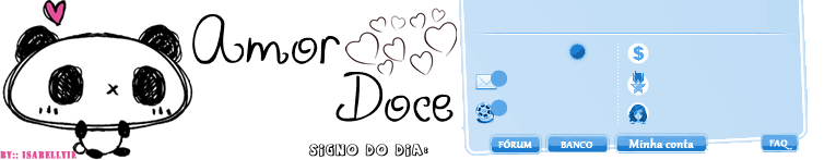 Amor Doce Tema:: Panda azul