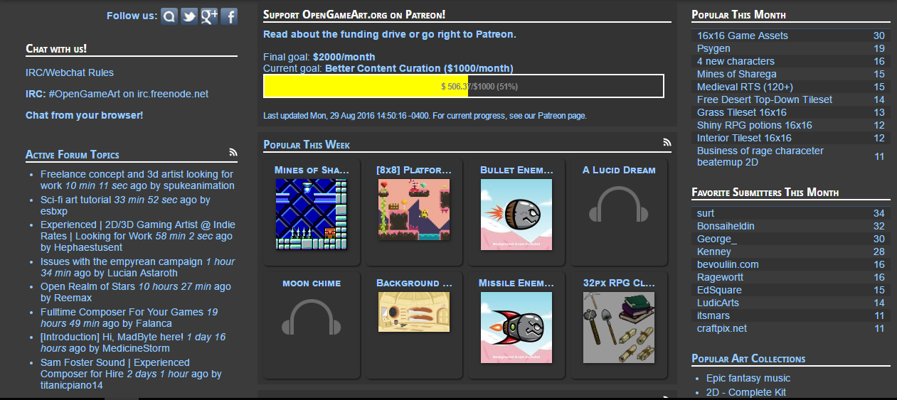 OpenGameArt Dark