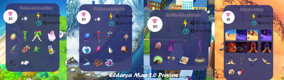 Eldarya map 2.0 [Update 28.03]  Origins/New Era