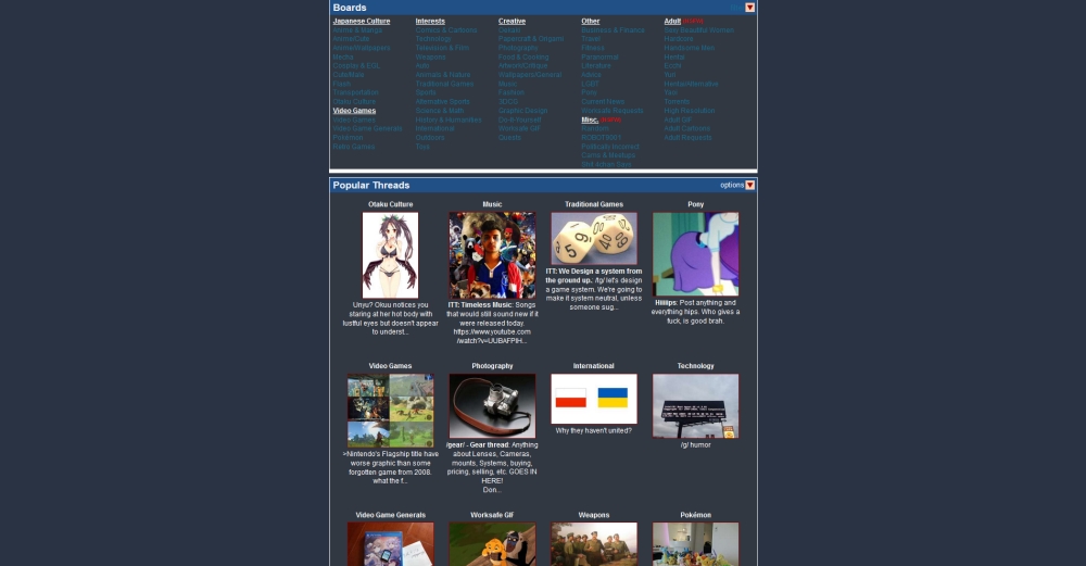 4chan Dark Blue