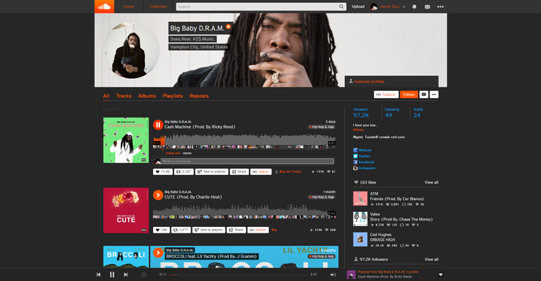 SoundCloud - Dark, But Not Too Dark