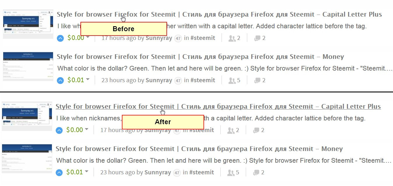 Steemit.com - Underline