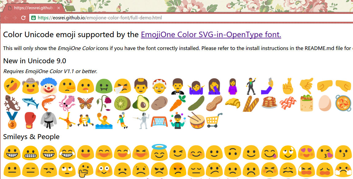 Enable Color Emoji on Chrome for Linux