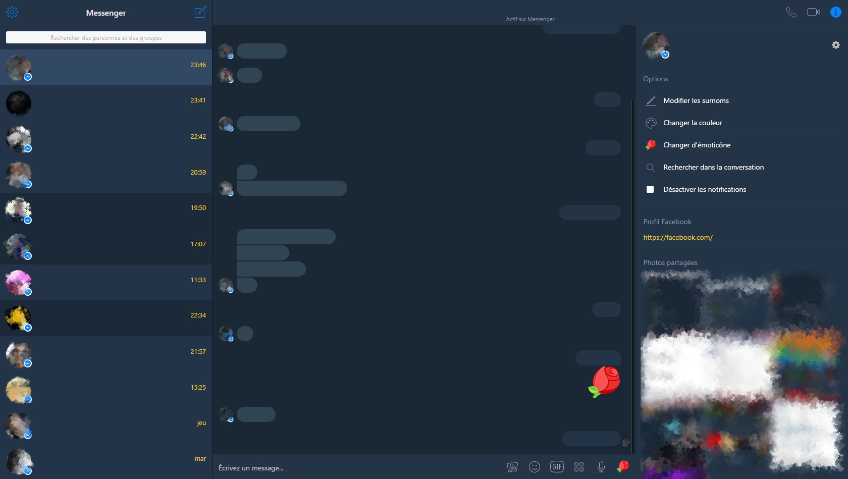 Messenger | Night Mode