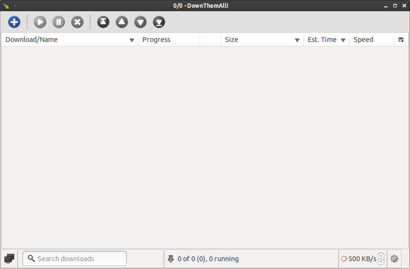 DownThemAll - Remove 3.x GUI Clutter