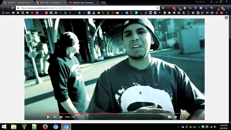 THE BIG MOTHER-EFFING YOUTUBE PLAYER STYLE