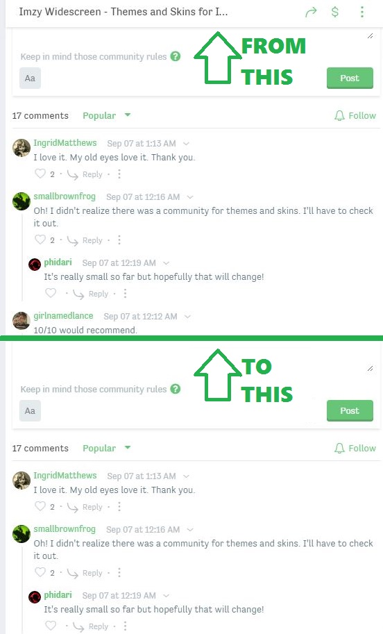 Imzy - Look ma, no headers