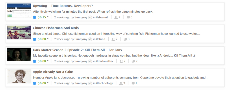 Steemit.com - Posts № 1