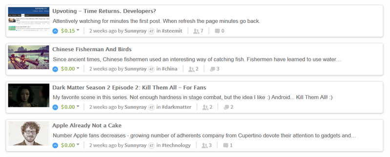 Steemit.com - Posts № 1.1