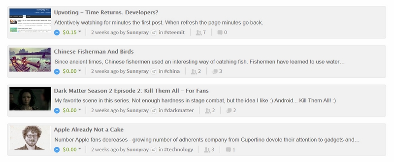 Steemit.com - Posts № 2.1