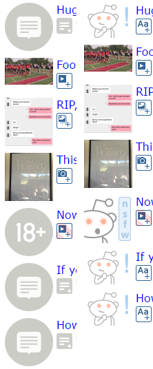 Restore thumbnails and expando buttons on reddit.