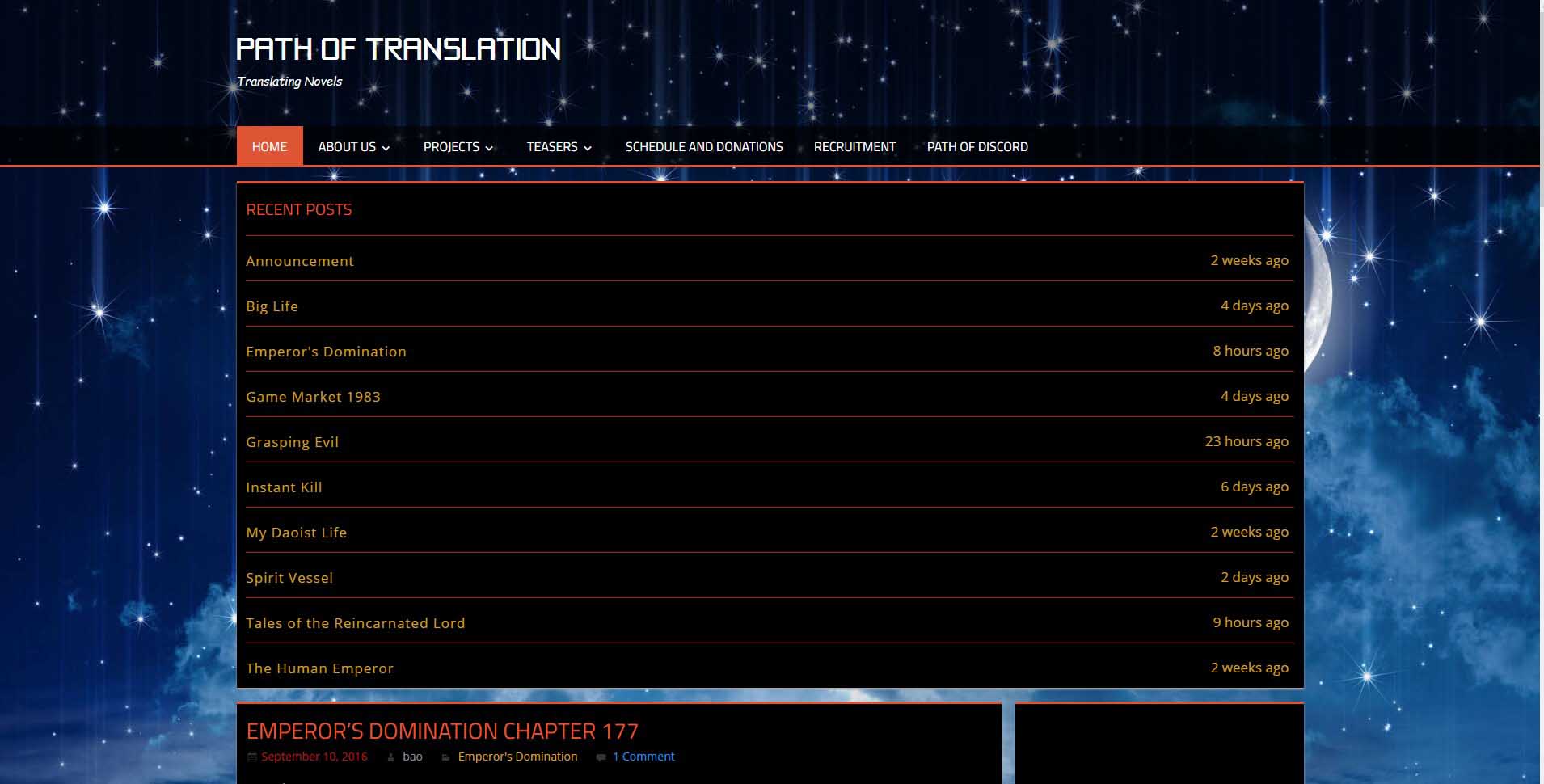 Path of Translation Black for Dark Rooms