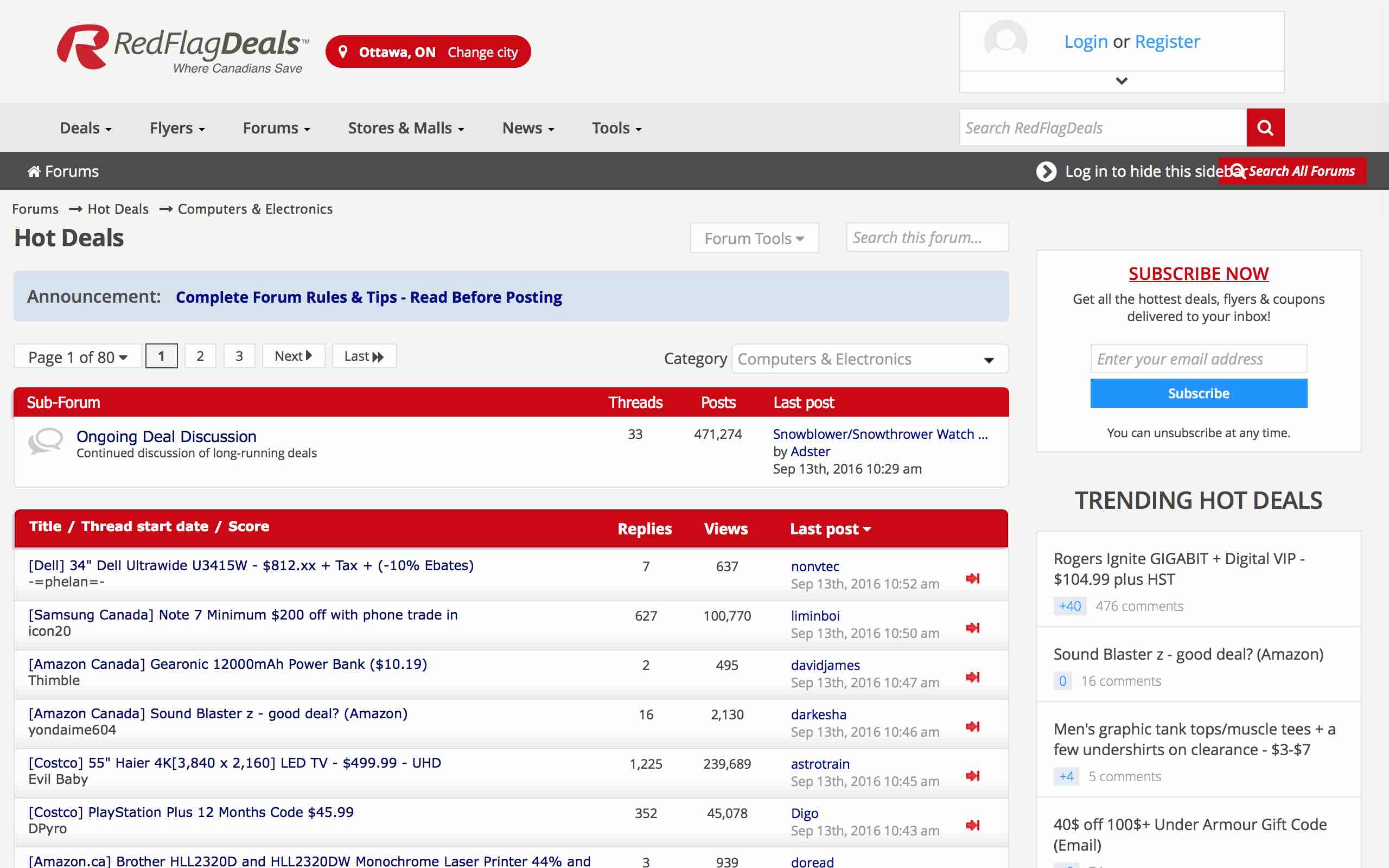 RedFlagDeals (RFD) Classic