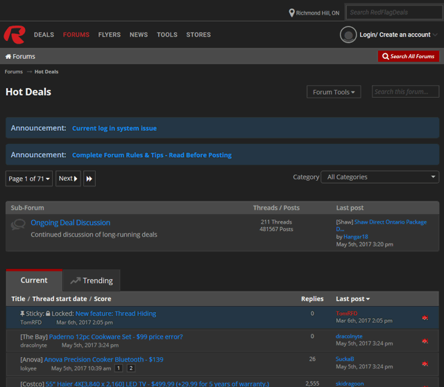 RedFlagDeals.com Forums - Dark Mode