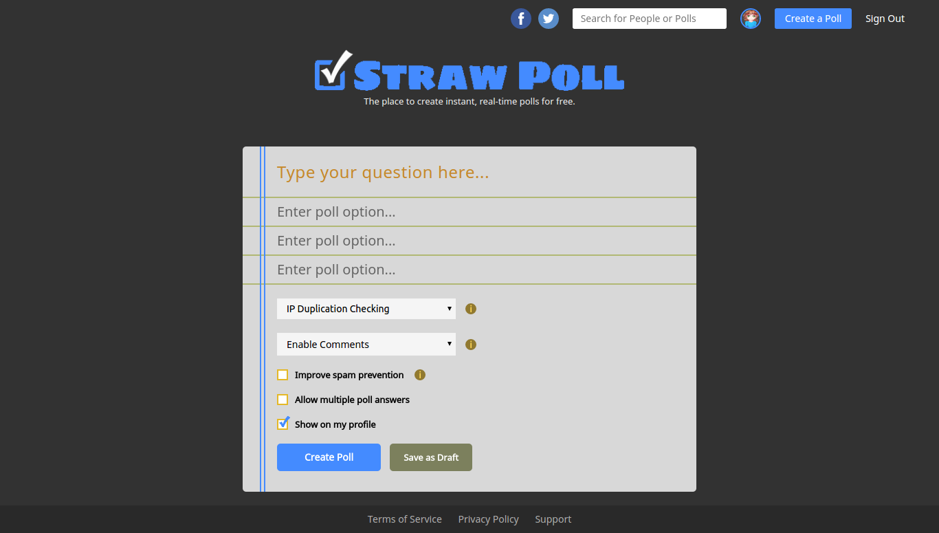 Strawpoll Enhancer