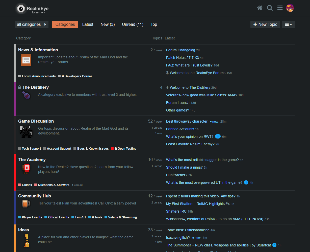 RealmEye Forum - Dark Theme